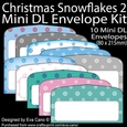 Christmas Snowflakes 2 Mini DL Envelope Kit