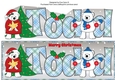 Monty and Luna Polar Bears decorating the Christmas tree TODD large dl