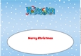 Christmas Dinosaurs with presents WINSTON large dl insert
