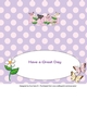 Flowers and Butterflies ANGELA dl insert