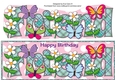 Flowers and Funny Butterflies FRIEND large dl 2