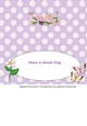 Flowers and Butterflies ROSEMARY dl insert