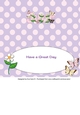 Flowers and Butterflies JUNE dl insert