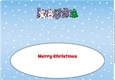 Monty Polar Bear and friend decorating the Christmas tree LAUGHLIN large dl insert