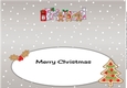 Gingerbread men with letters to Santa FRIEND large dl insert