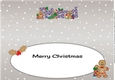 Gingerbread men with Christmas stockings FRIEND large dl 3 insert