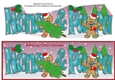 Gingerbread men with Christmas Trees NANA & PAPA large dl 2