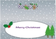 Gingerbread men with Christmas Trees NANA & PAPA large dl 3 insert