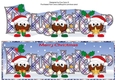 Crazy Christmas Puddings with Christmas decorations DAUGHTER large dl 2