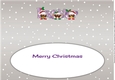 Crazy Christmas Puddings with Christmas decorations DAUGHTER large dl insert