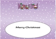 Crazy Christmas Puddings with Christmas stockings MUM & DAD large dl 3 insert