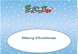 Crazy Christmas Puddings with presents SON large dl insert