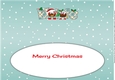 Crazy Christmas Pudding Couple with Mistletoe WIFE large dl 3 insert