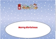 Christmas Robins with letters to Santa WIFE large dl 3 insert