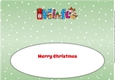Christmas Robins with letters to Santa WIFE large dl 4 insert