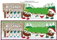 Crazy Christmas Puddings taking the Christmas tree home BROTHER & FAMILY large dl