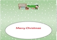 Crazy Christmas Puddings taking the Christmas tree home BROTHER & FAMILY large dl insert