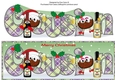 Crazy Christmas Pudding Couple celebrating Christmas COUSIN large dl 3
