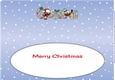 Crazy Christmas Pudding Couple celebrating Christmas COUSIN large dl insert