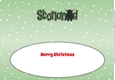 Christmas Highland Cow SCOTLAND large dl 4 insert
