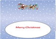 Crazy Christmas Pudding Couple celebrating Christmas GORDON large dl insert
