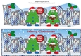 Crazy Christmas Trees with Christmas pudding & sign NANA & PAPA large dl 4