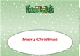 Crazy Christmas Trees with Christmas pudding & sign NANA & PAPA large dl insert