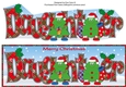 Crazy Christmas Trees with Christmas Stockings DAUGHTER large dl 3