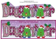 Crazy Christmas Trees with Christmas Stockings DAUGHTER large dl 4