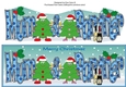 Crazy Christmas Trees couple celebrating Christmas with champagne MUM & PARTNER large dl 3