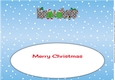 Crazy Christmas Trees couple celebrating Christmas with champagne MUM & PARTNER large dl 2 insert