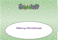 Crazy Christmas Trees couple celebrating Christmas with champagne MUM & PARTNER large dl 4 insert