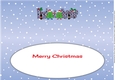 Crazy Christmas Trees couple celebrating Christmas with wine DAD & PARTNER large dl insert