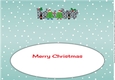 Crazy Christmas Trees couple celebrating Christmas with wine DAD & PARTNER large dl 2 insert