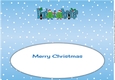 Crazy Christmas Trees couple celebrating Christmas with wine DAD & PARTNER large dl 3 insert