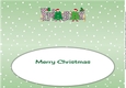 Crazy Christmas Trees Girls celebrating Christmas with wine FRIEND large dl 4 insert