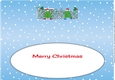 Crazy Christmas Trees playing football BOYFRIEND large dl insert