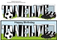 Football Boots & Football with black & white stripes TWELVE large dl