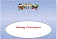 Crazy Scottish Christmas Puddings with big sign HUSBAND large dl insert