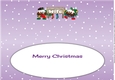 Crazy Scottish Christmas Puddings with big sign WIFE large dl insert