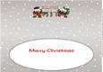 Crazy Scottish Christmas Puddings with big sign MUM & DAD large dl insert