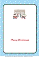 Crazy Scottish Christmas Puddings with big sign MUM & DAD decoupage insert