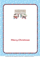 Crazy Scottish Christmas Puddings with big sign NANA & PAPA decoupage insert