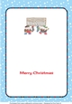 Crazy Scottish Christmas Puddings with big sign NANA & GRANDAD decoupage insert