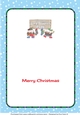 Crazy Scottish Christmas Puddings with big sign SON & DAUGHTER IN LAW decoupage insert