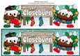 Crazy Scottish Christmas Puddings with big sign CLOSEBURN large dl