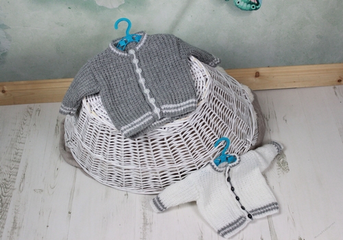 KNITTING PATTERN -  baby cardigan sizes 0 – 3mths, 3 – 6 mths UK & USA Terms PDF #344