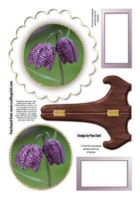 Frittilary Plant and Stand