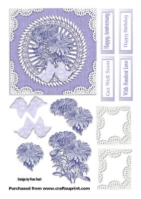 Blue Flower Step by Step