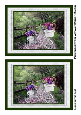 Floral Bicycle Toppers